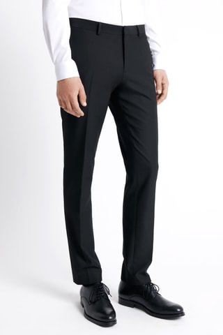Pantalón de traje slim fit - Negro