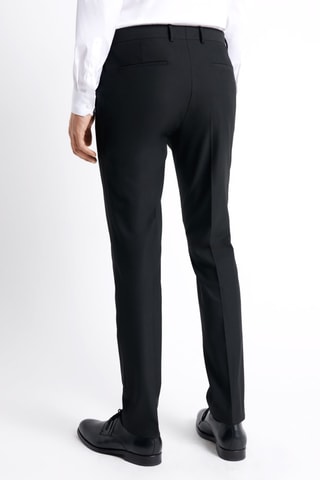 Pantalón de traje slim fit - Negro