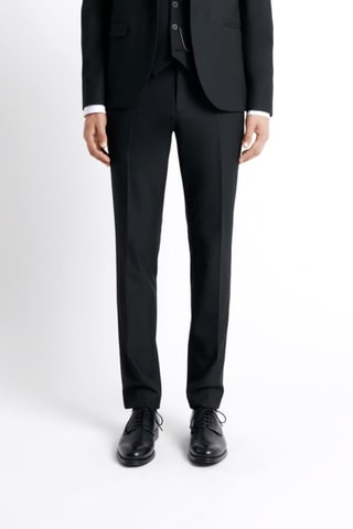 Pantalón de traje slim fit - Negro