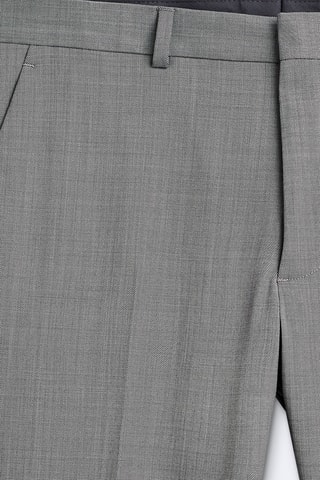 Wollen Pantalon Slim Fit - Gemêleerd Lichtgrijs