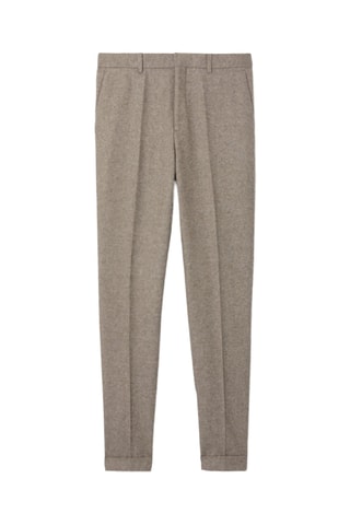 Pantalón de traje regular fit - Topo jaspeado