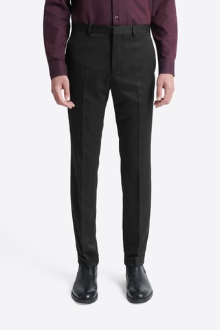 Pantalón de traje slim fit - Negro