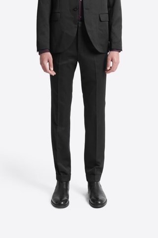 Pantalón de traje slim fit - Negro
