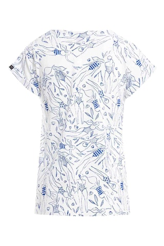 T-shirt Zidine - Azul-marinho e branco - Terre de Marins