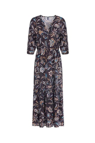 Vestido comprido Rolay Azul-noite - Terre de Marins