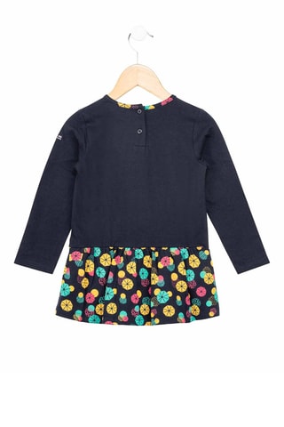 Vestido efeito ilusório - Índigo