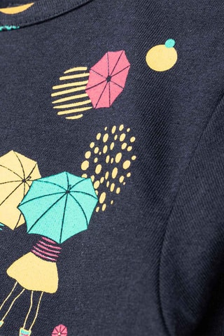 Vestido efeito ilusório - Índigo