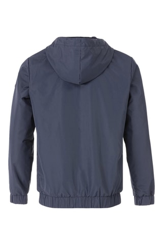 Corta-vento com capuz Kofou - Índigo