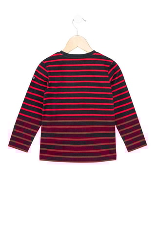 T-shirt - Vermelho e azul-marinho