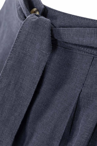 Calções em linho Lichia Azul - Terre de Marins