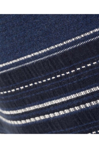 Saia com folhos Imala Azul-noite - Terre de Marins