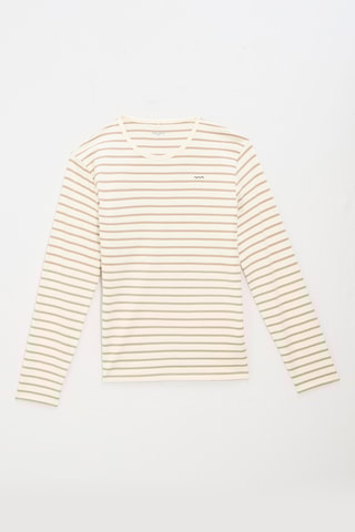 Pull  - Ecru et camel