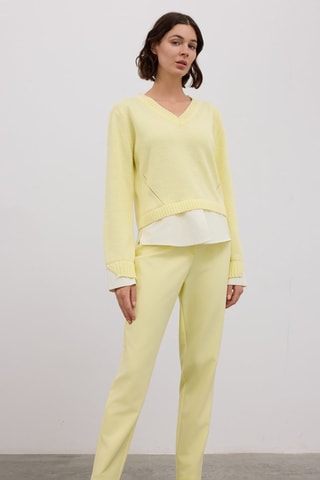 Pull - Jaune pâle