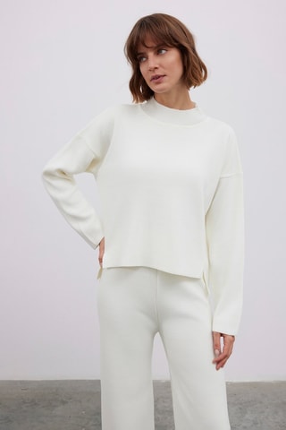 Pull oversize - Blanc