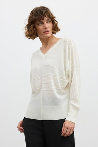 Pull oversize - Blanc