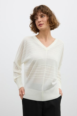 Pull oversize - Blanc