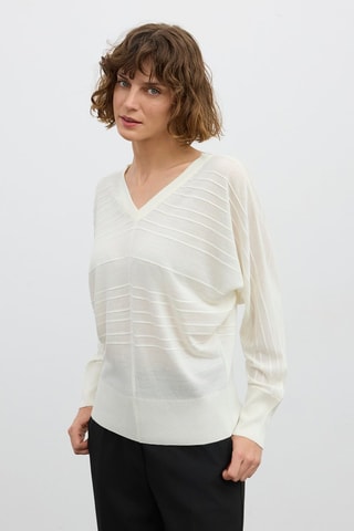 Pull oversize - Blanc