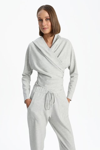 Pull à capuche - Gris