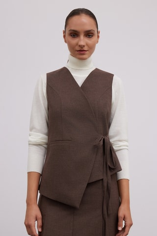 Gilet sans manches - Marron