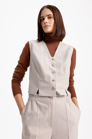 Gilet de costume - Beige