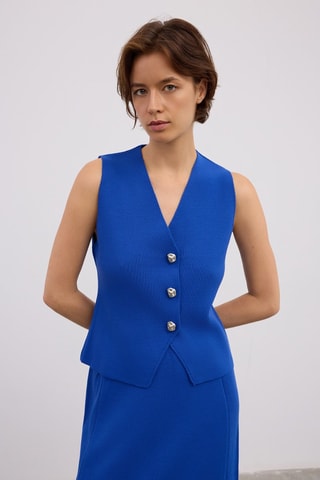 Gilet sans manches - Bleu