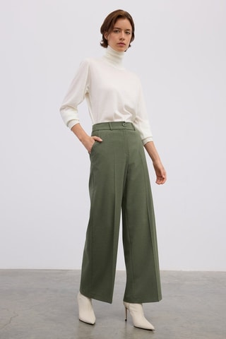 Pantalon droit - Kaki