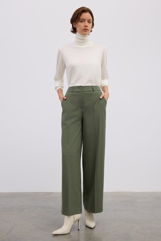 Pantalon droit - Kaki
