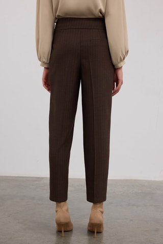 Pantalon carotte - Marron