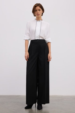 Pantalon wide legs - Noir