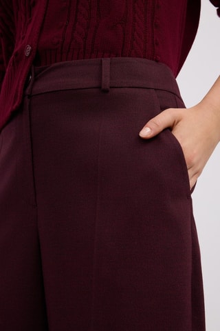 Pantalon carotte - Bordeaux