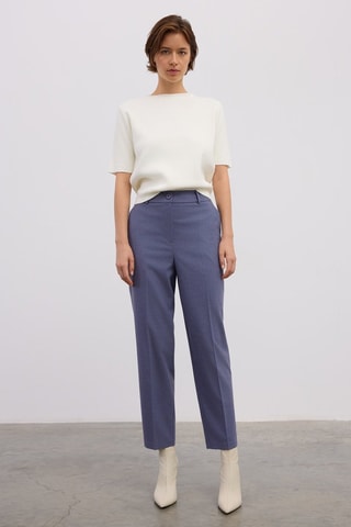 Pantalon carotte - Bleu