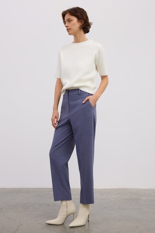 Pantalon carotte - Bleu