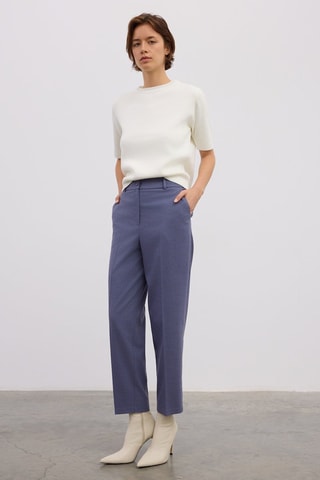 Pantalon carotte - Bleu