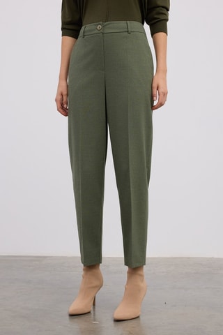 Pantalon carotte - Kaki