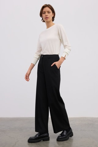 Pantalon droit - Noir