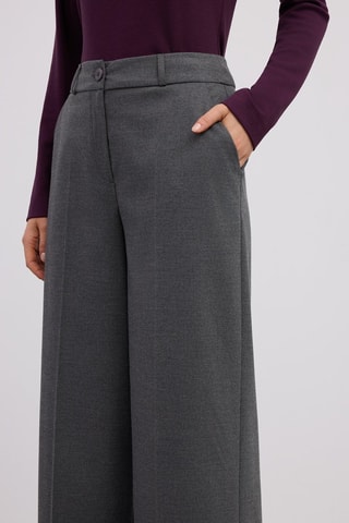 Pantalon droit - Gris