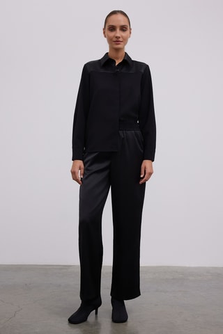 Pantalon relaxed - Noir