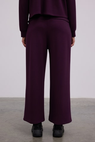 Pantalon wide legs - Violet