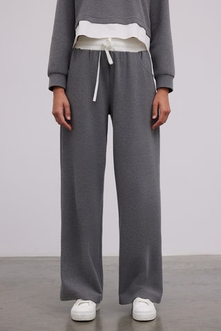 Pantalon droit - Gris foncé