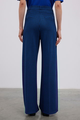 Pantalon wide legs - Bleu
