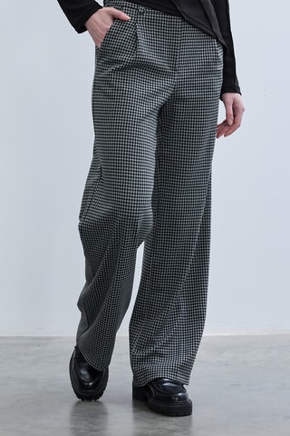Pantalon wide legs - Gris