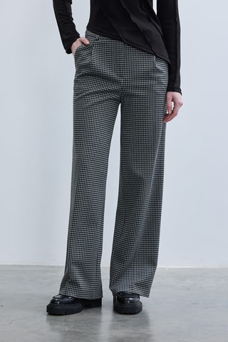 Pantalon wide legs - Gris