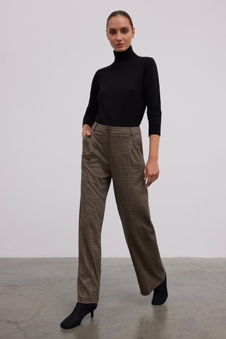 Pantalon wide legs - Taupe