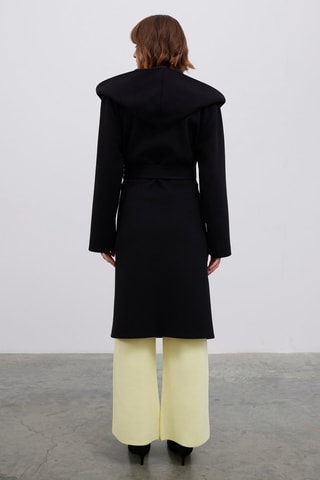 Manteau à capuche - Noir