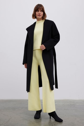 Manteau à capuche - Noir