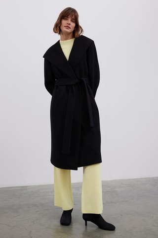 Manteau à capuche - Noir