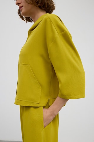 Veste à capuche - Vert citron