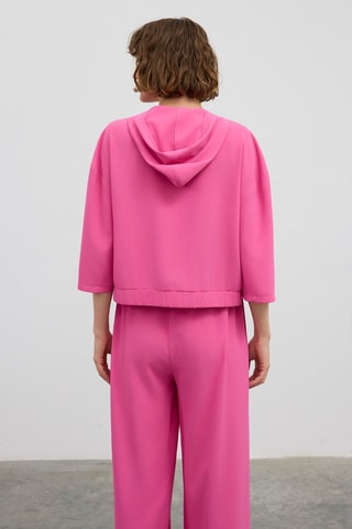 Veste à capuche - Fuchsia