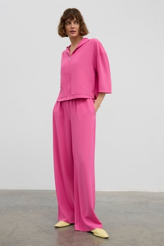 Veste à capuche - Fuchsia
