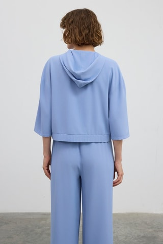 Veste à capuche - Bleu